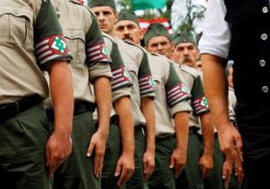 Members of the controversial new extreme-right "Magyar Garda".